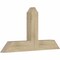Ekena Millwork Portland Rough Sawn Timber Gable Bracket, Douglas Fir, 48"W x 26"H x 4"D x 6"F, 13/12 Pitch GBW048X26X0406POR00RDF - alternate 4